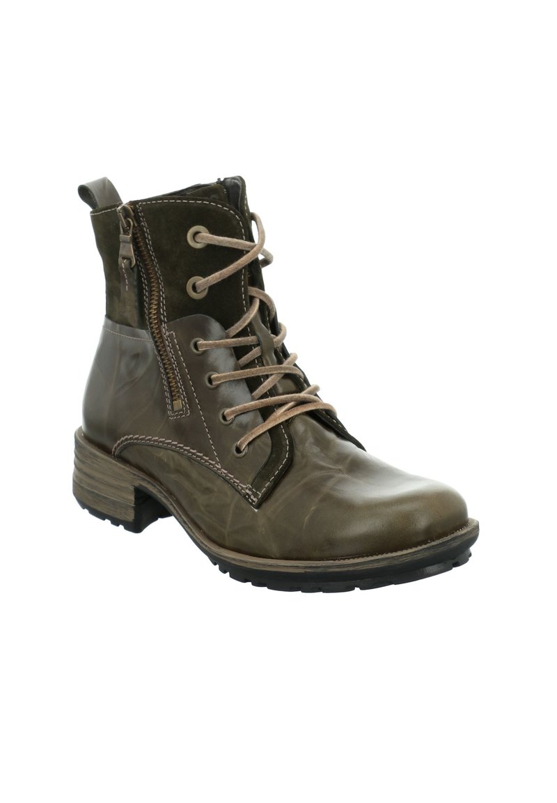 Damen Ankle Boots | Josef Seibel Schnürstiefelette bosco/grün - MO23351 Damen Ankle Boots | Josef Seibel Schnürstiefelette bosco/grün - MO23351