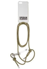 PHONE NECKLACE WITH ADDITIONALS / I PHONE 6/7/8 - Funda para móvil - transparent/olive