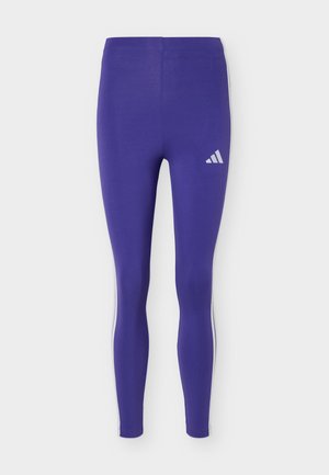 adidas Sportswear, ESSENTIALS 3 STRIPES - Leggings - pure purple/white
