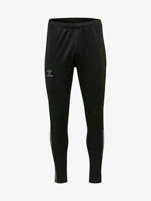 HMLONGRID - Tracksuit bottoms - jet black forged iron