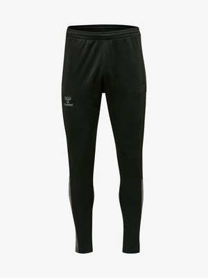 HMLONGRID  - Tracksuit bottoms - jet black forged iron