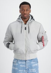 Alpha Industries MA-1 ZHP - Lagana jakna - pastel grey