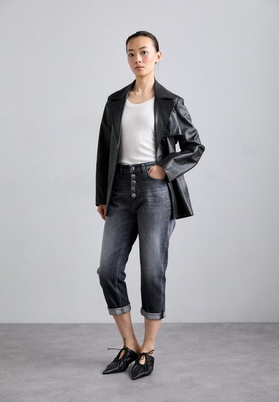 Dondup KOONS JEWEL BUTTON - Jeans baggy - black