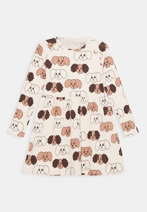 BABY FLUFFY DOG - Jersey dress - beige