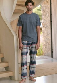 Next SHORT SLEEVE  SET - REGULAR FIT - Nattøj sæt - blue grey