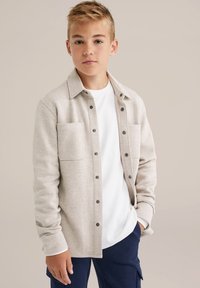 WE Fashion BLUE RIDGE - Marškiniai - beige