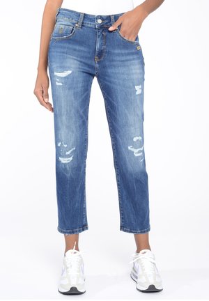 Relaxed fit -farkut - destroyed denim