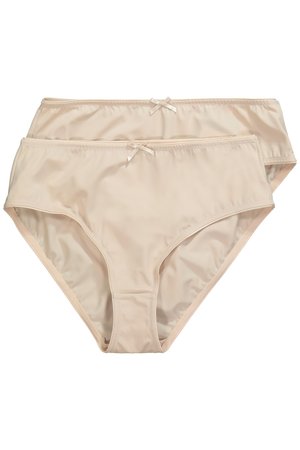 Ulla Popken 2-PACK - Alushousut - beige