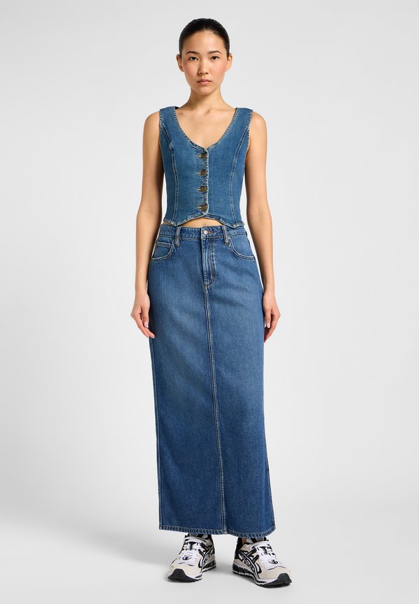 SIDE SLIT MAXI SKIRT - Maxi skirt - weekend chill3