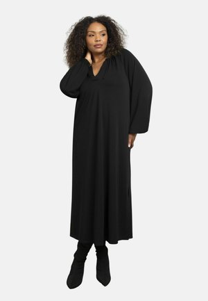 Live Unlimited London V-NECK MIDI - Robe en jersey - black