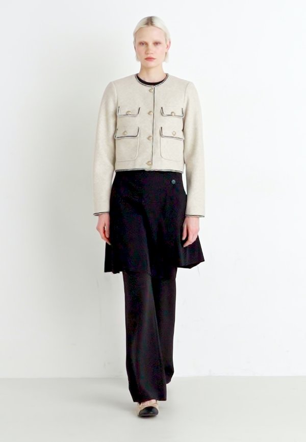 VMFORTUNEBAND SHORT JACKET - Summer jacket - oatmeal melange4