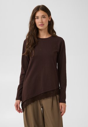 Culture, CUVENA LONG SLEEVE - T-shirt à manches longues - coffee bean