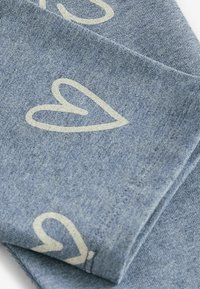 Next CROPPED STANDARD - Leggings - Byxor - blue marl heart print