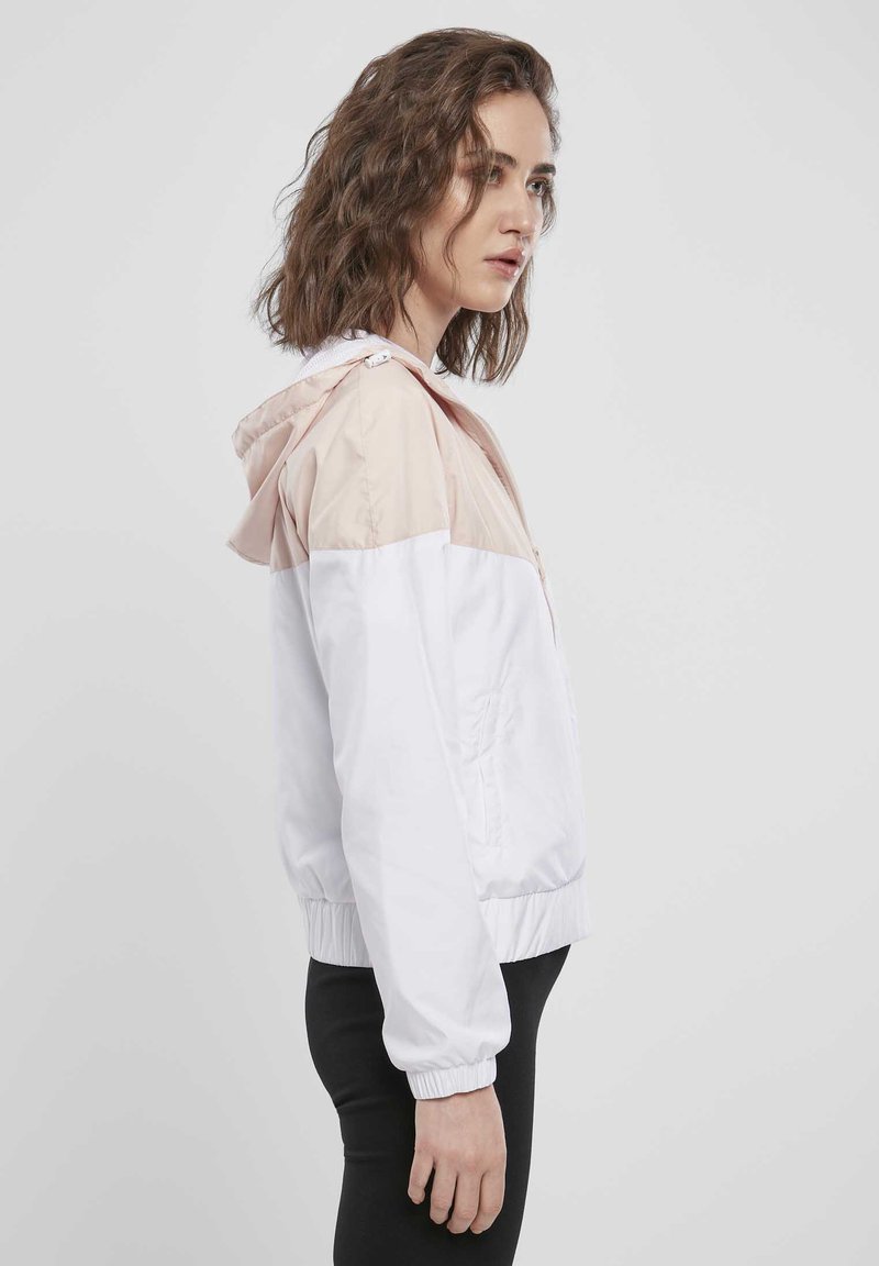 Damen Leichte Jacken | Urban Classics LADIES ARROW WINDBREAKER Windbreaker lightpink/white/pink - RP17659 Damen Leichte Jacken | Urban Classics LADIES ARROW WINDBREAKER Windbreaker lightpink/white/pink - RP17659
