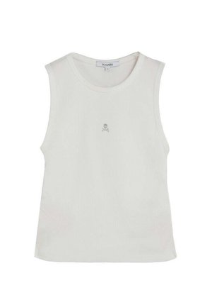 Scalpers, SCALPERS TANK SKULL TEE - Top - white