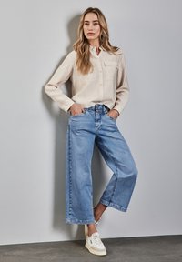 Street One WIDE LEG - Široké džíny - blau