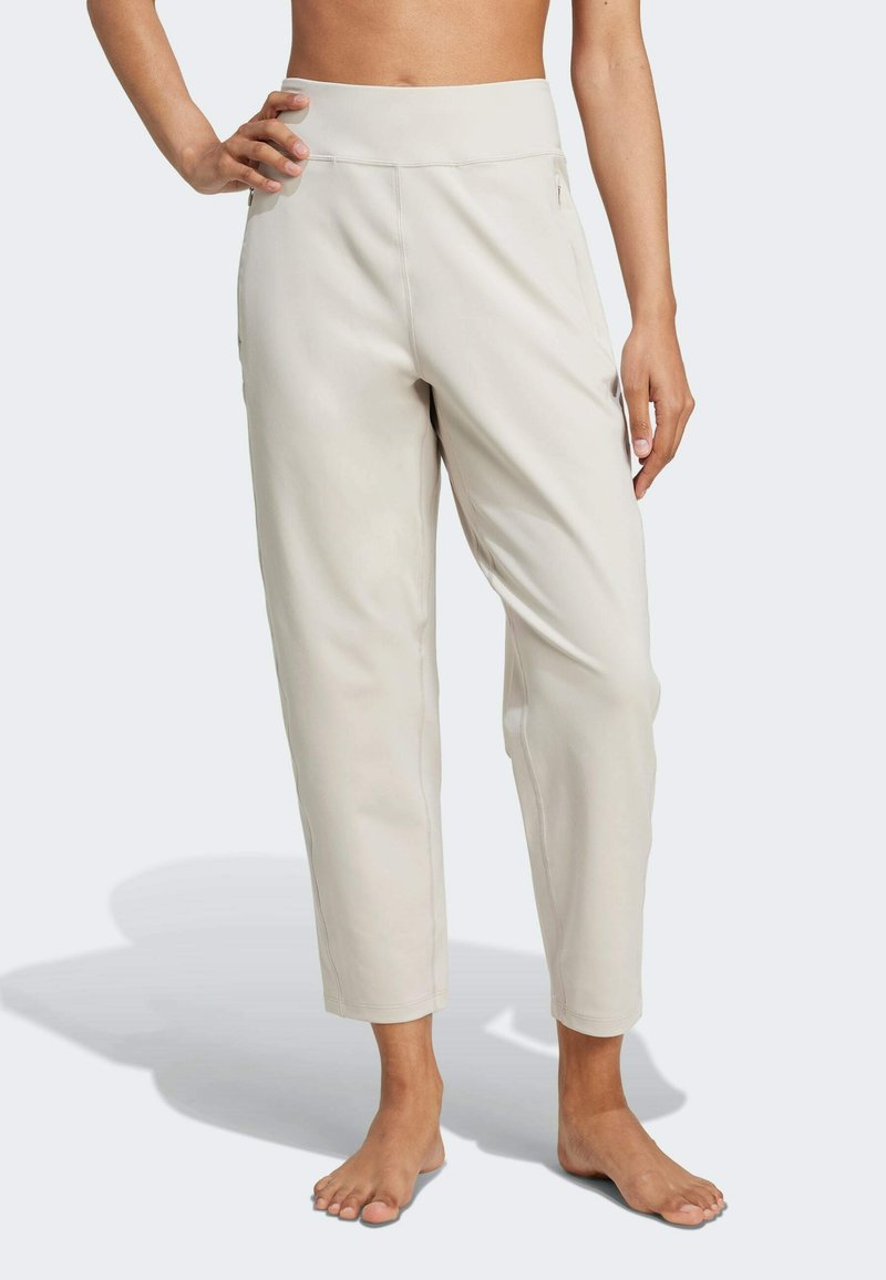 adidas Performance ALL ME YGA P - Trainingsbroek - beige