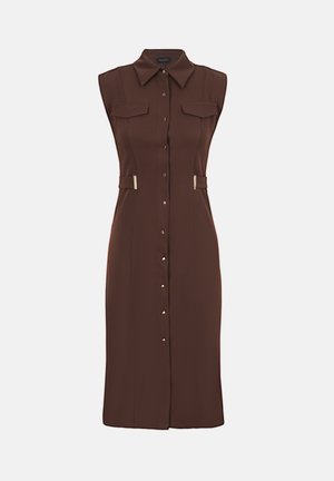 Anna Field, SLEEVELESS UTILITY MIDI - Robe chemise - dark brown