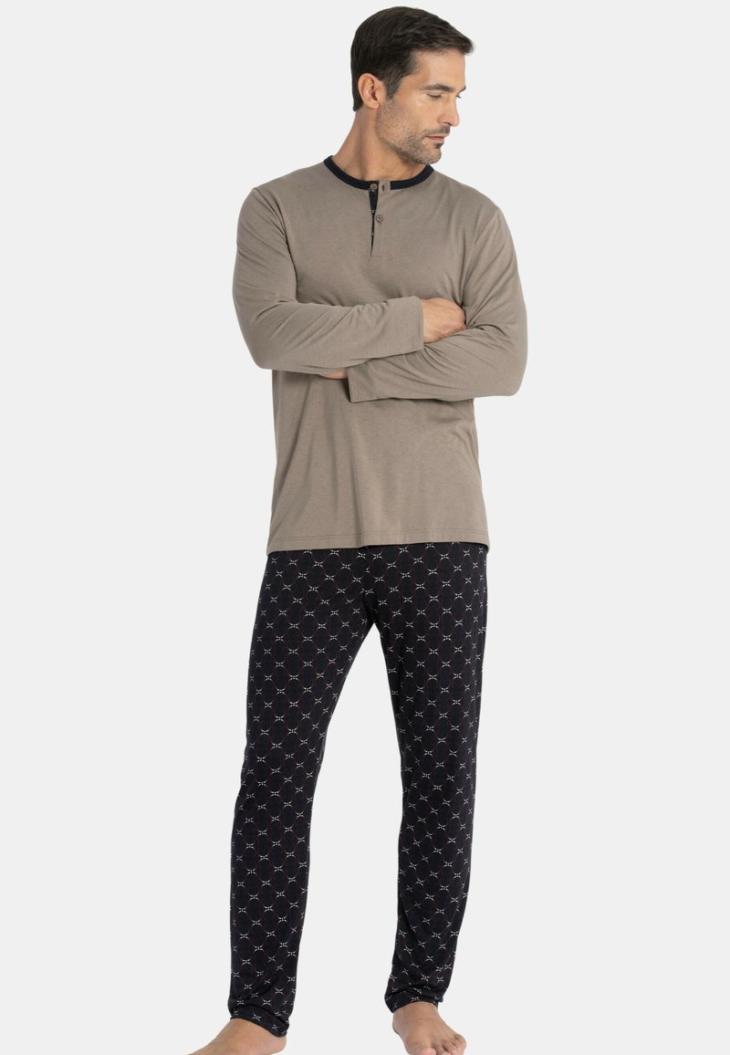 Impetus Travel - Pyjama long homme Travel gris spécial voyage