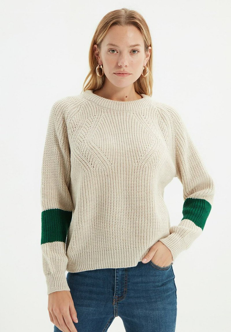 Damen Strickjacken | Trendyol Strickpullover grey/grau - WF00994 Damen Strickjacken | Trendyol Strickpullover grey/grau - WF00994