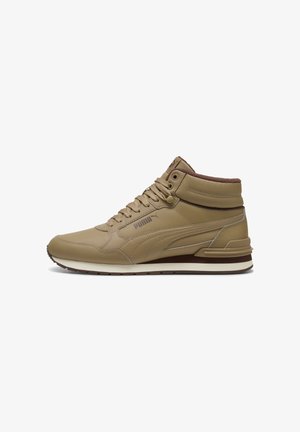 Puma, ST RUNNER V4 MID SNEAKERS UNISEX - Sneakers alte - soft taupe-chestnut brown-warm white
