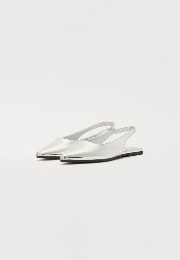 ONLAURA - Slingback ballet pumps - silver4