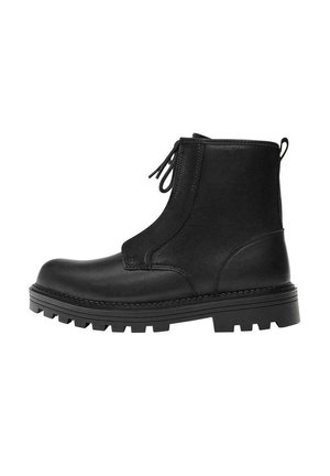 CHELSEA - Schnürstiefelette - black