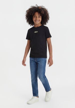 Guess JUNIOR - Tricou cu imprimeu - jet black