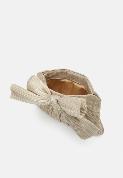 Loeffler Randall PLEATED FRAME WITH BOW - Pochette - platinum