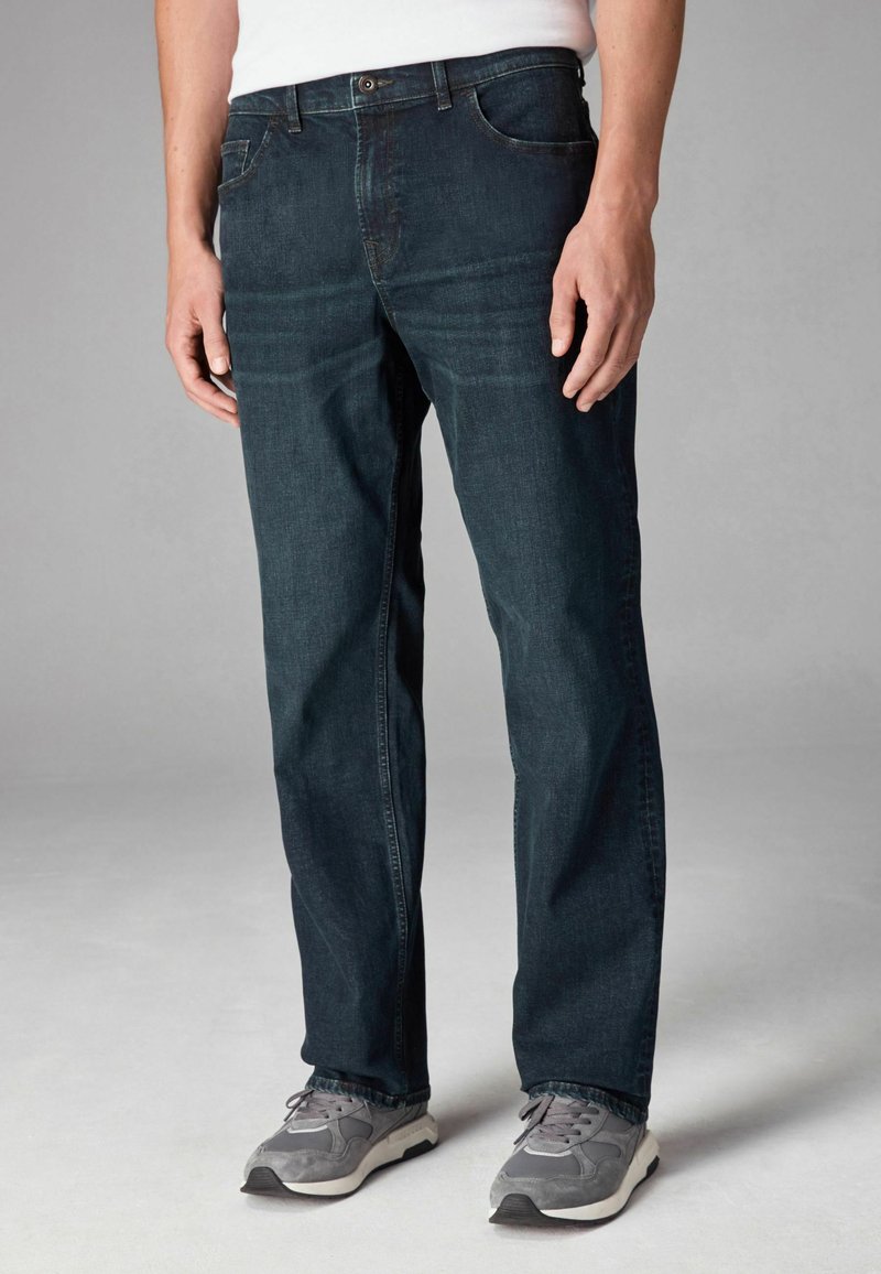 Next STRETCH - Ravne kavbojke - blue dark washed