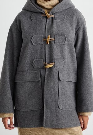 Halflange jas - mottled grey