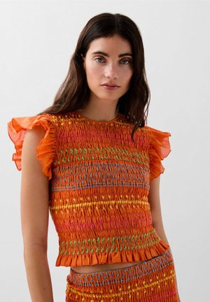 Blouse - orange