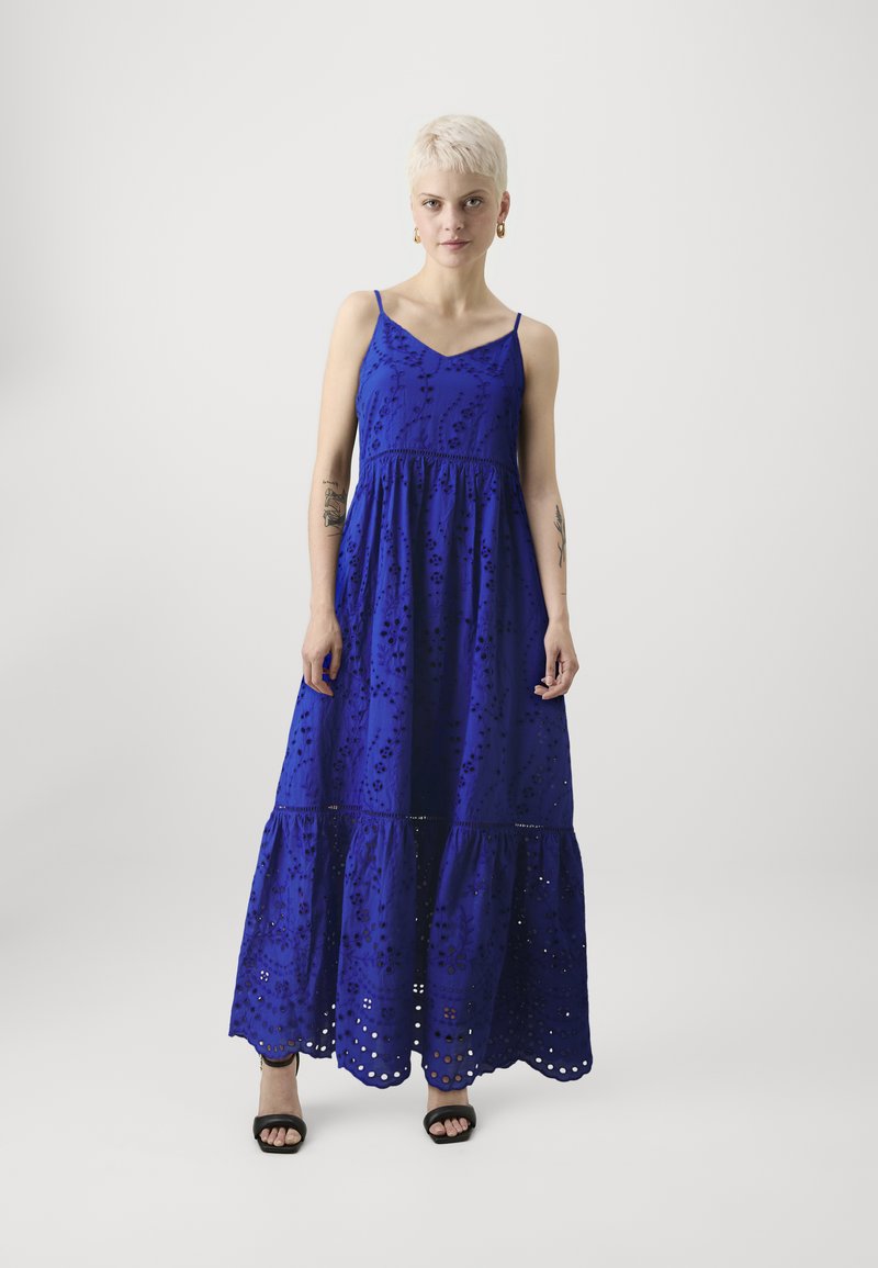 YAS Petite - YASLUMA STRAP LONG DRESS - Maksi garuma kleita - bluing, Palielināt