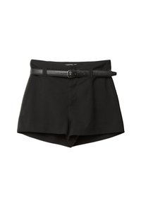 SMART MINI WITH BELT - Shorts - black