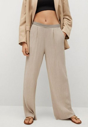 Mango, Pantalon classique - light brown