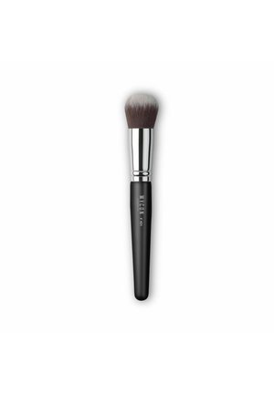 F101 BUFFER FACE BRUSH PENNELLO VISO FORMA ARROTONDATA PER APPLICAZIONE FONDOTINTA - Pennelli trucco - black