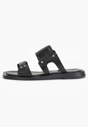 Pantolette flach - black