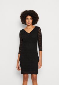 VILA VICHIKKA SHORT DRESS - Etuikleid - black/schwarz - Zalando.ch