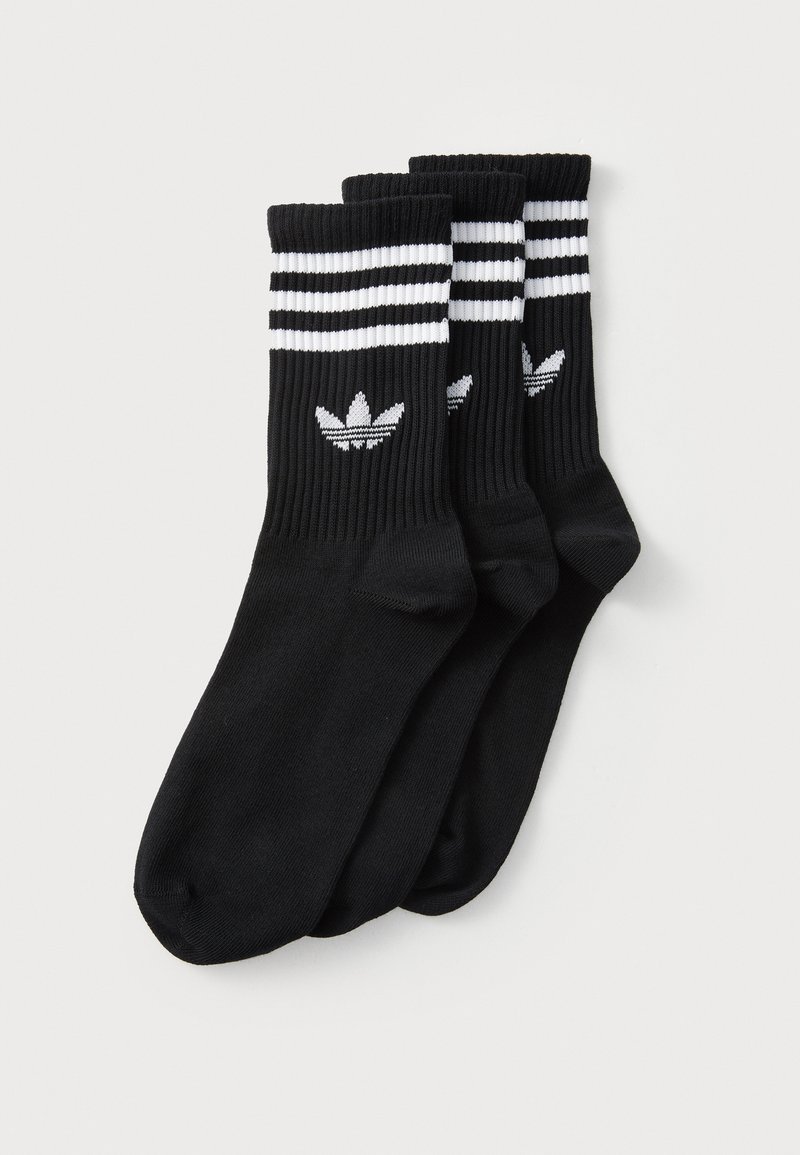 adidas Originals - CREW UNISEX 3 PACK - Zeķes - black, Palielināt