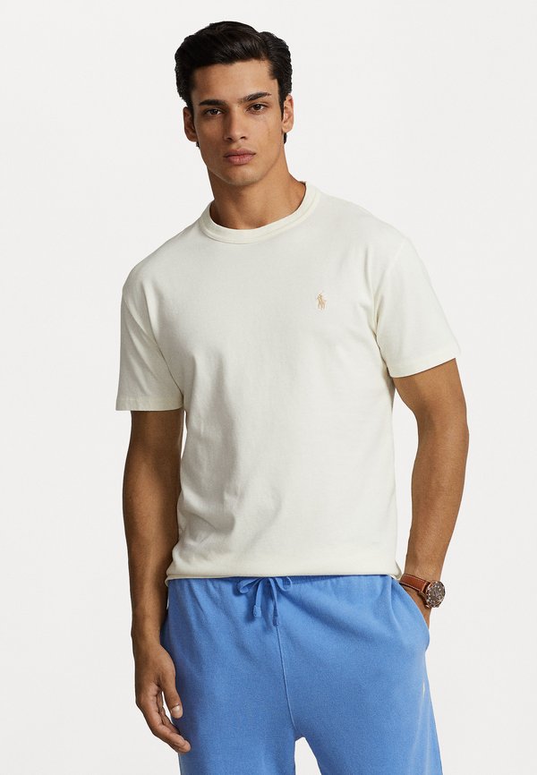 CLASSIC FIT JERSEY CREWNECK T-SHIRT - Basic T-shirt - clubhouse cream