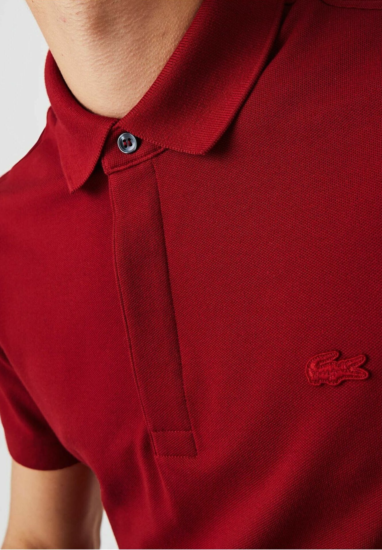 Lacoste Polo shirt - bordeaux/mottled 