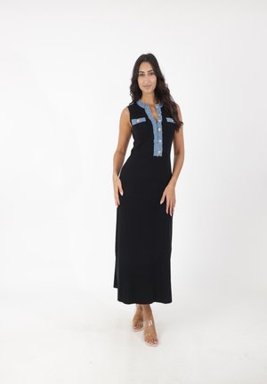 Blusenkleid - schwarz