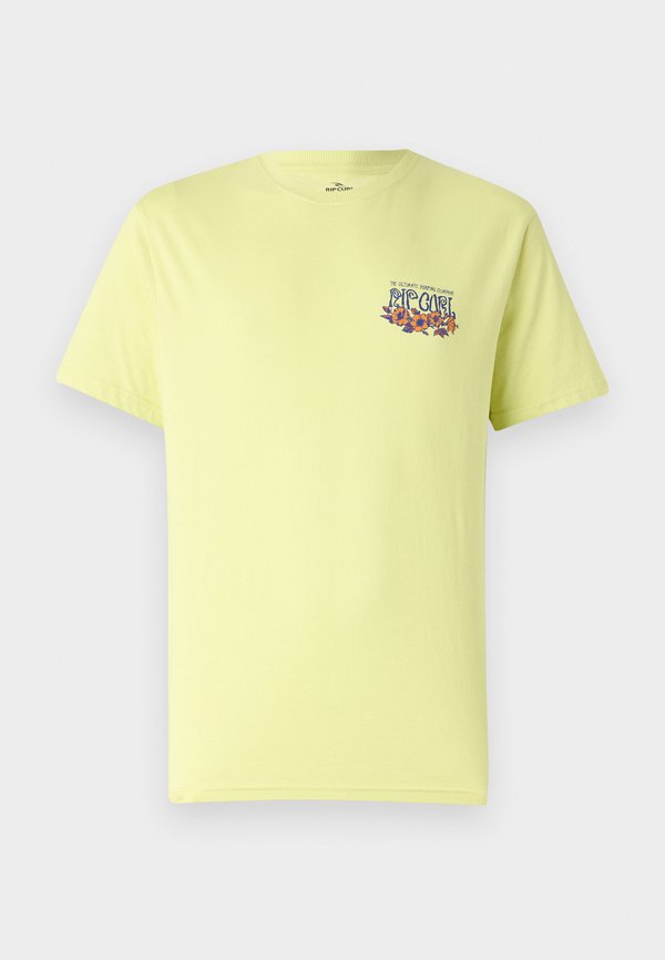 SURF PARADISE TEE UNISEX - Print T-shirt - lime wash3