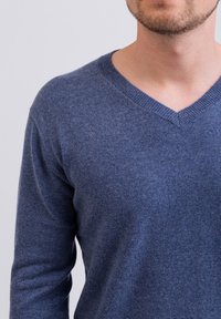 CASH-MERE Pullover - blue denim