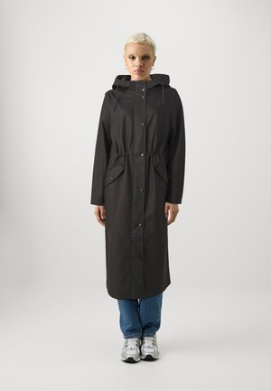 VMMALOU LONG COATED JACKET - Veste imperméable - black