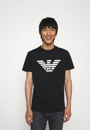 Print T-shirt - blu navy