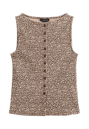 New Look, Top - brown pattern
