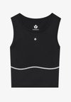 Top - black/off-white