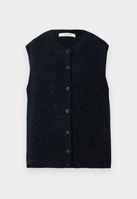 SLFLULU BUTTON O NECK - Mellény - dark sapphire