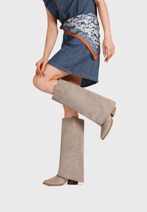 Stivali texani / biker - khaki